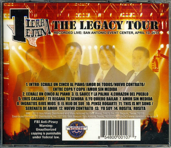 Tierra Tejana The Legacy Tour Tejano Music